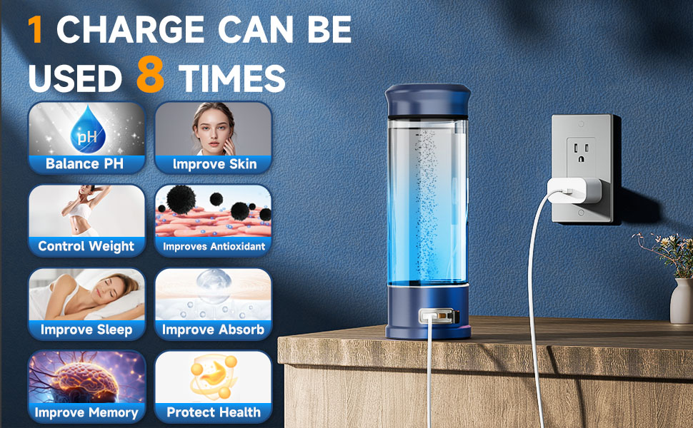 hydrogen water bottle glass purify hydrogen water bottle hydro bottle hydrowater