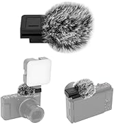 JJC Cold Shoe Wind Muff for Sony ZV-E10 II ZVE10 ZV-1F ZV1F ZV-1 II ZV1 ZV-E1 ZVE1 Vlog Cameras, ...