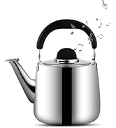 MAXCOOK Tea Kettle,Whistling Tea kettle for Stove Top,3 QT Stainless Steel Teapot,Induction Tea K...
