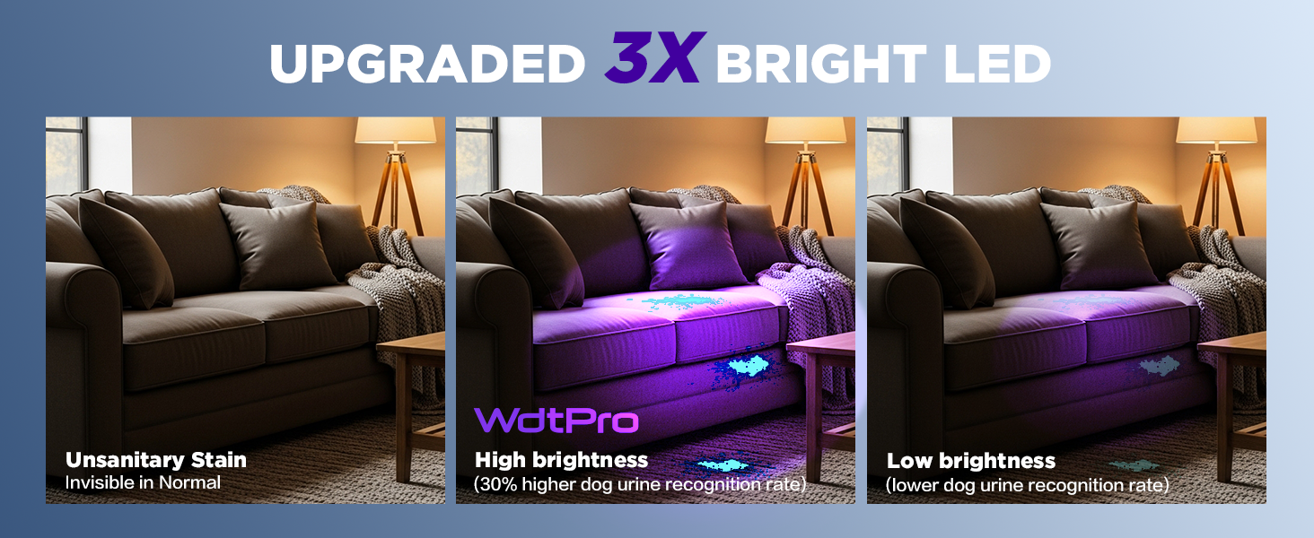 The flashlight is 30% brighter than the regular model