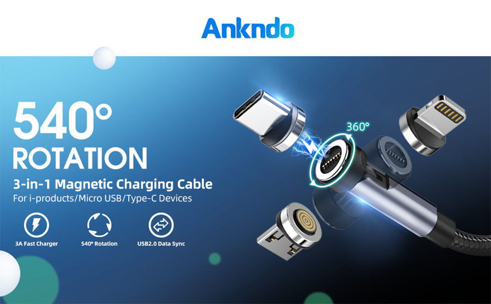 iphone magnetic charging cable 