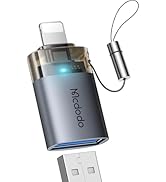 Mcdodo USB to Lightning OTG Adapter USB Female to Lightning Male Converter Support Camera Card Re...