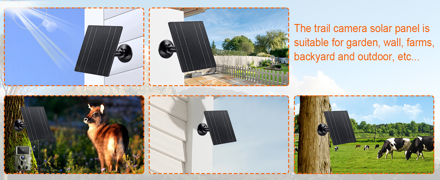 10W Solar Panel for Security Cameras