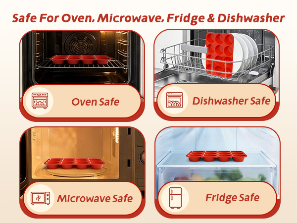 Safe For Oven, Microwave, Fridge &amp; Dishwasher