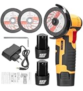 Angle Grinder, Geevorks Electric Grinding Tool 19500RPM, Mini Grinder Handheld Cutter for Cutting...