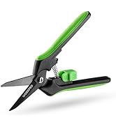 WORKPRO 6-Inch Pruning Shears, Sharp Gardening Scissors for Precise Cuts, High-Carbon Steel Plant...