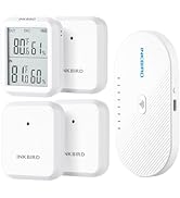INKBIRD WiFi Thermometer Hygrometer 3 Pack, Indoor Outdoor Wireless Temperature Humidity Sensor w...