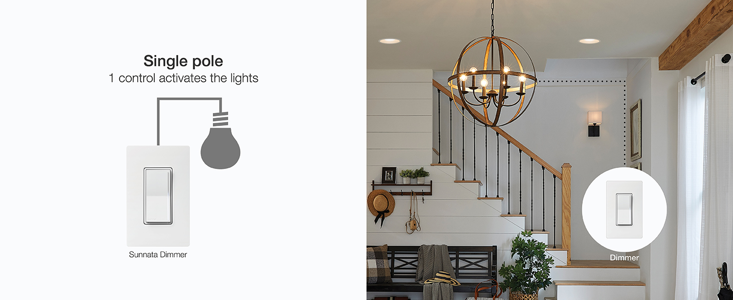 Single location dimming