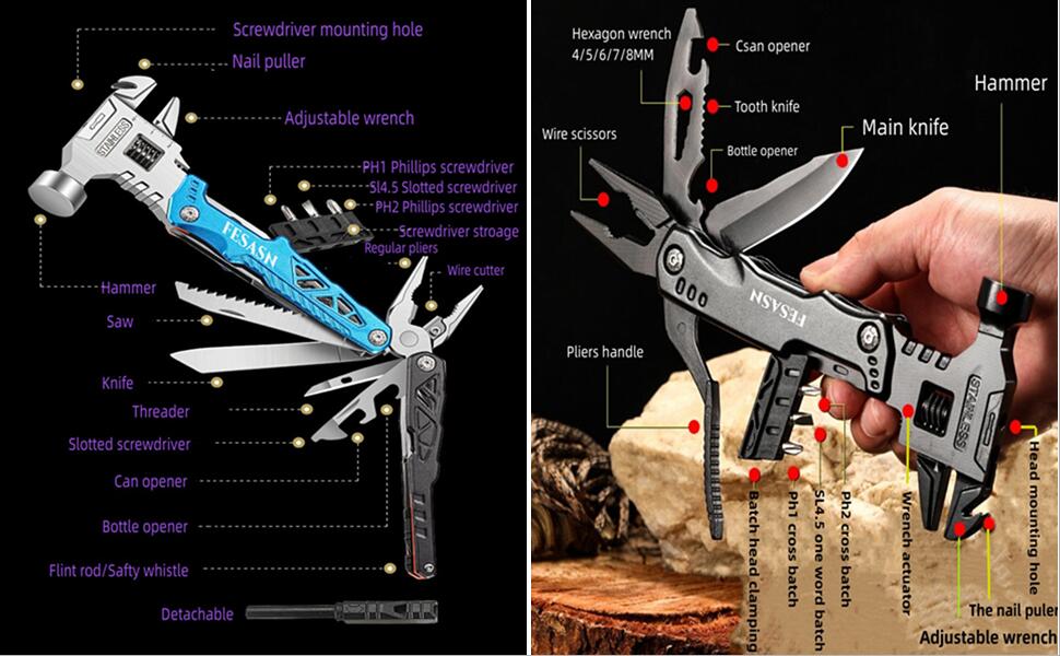 Hammer Multitool - Multi Tool Hammer
