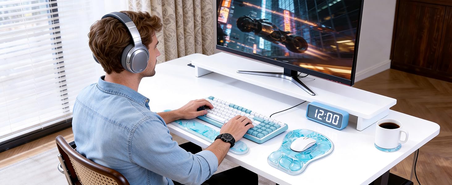 mouse pad with wrist rest