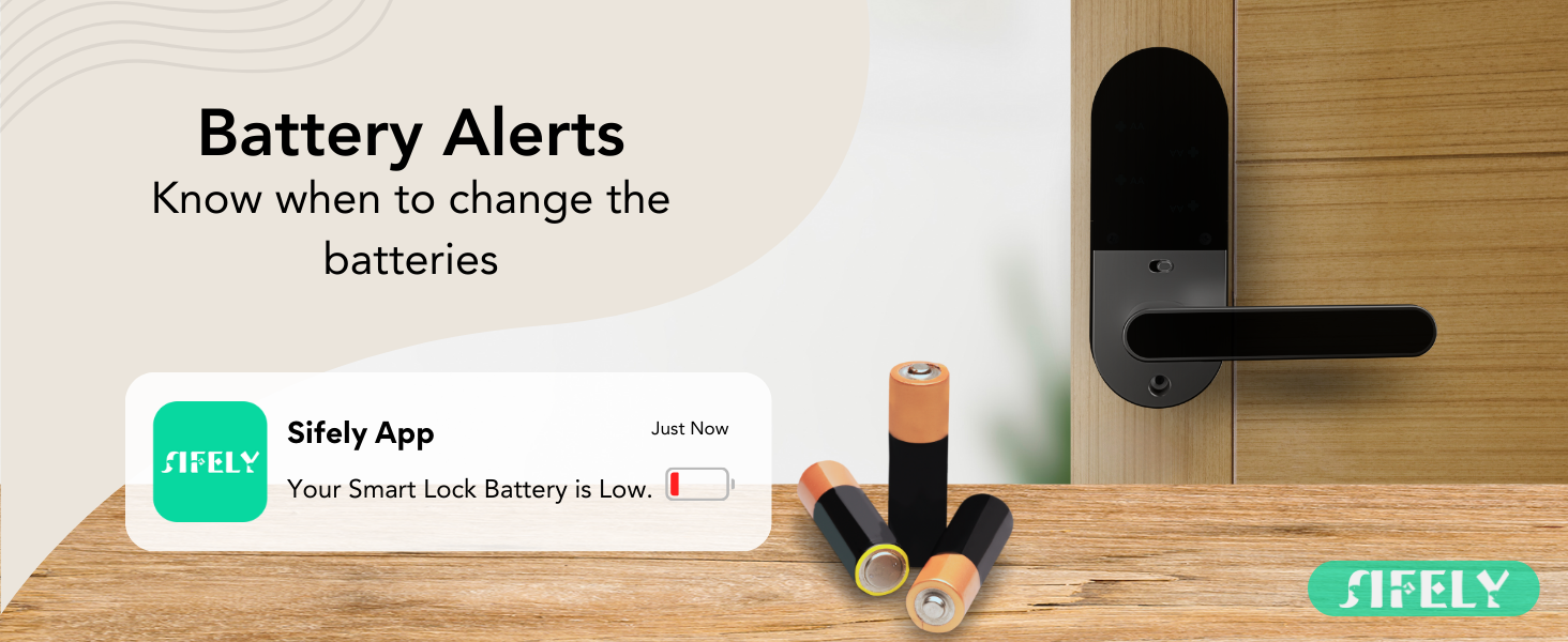 Sifely s wifi black battery alerts