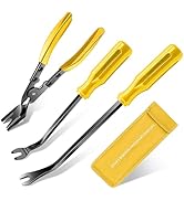 Etre Jeune 3 Pcs Clip Pliers Set, Fastener &amp; Panel Removal Tool Kit, Push Pin Pliers, Pry Tool, D...