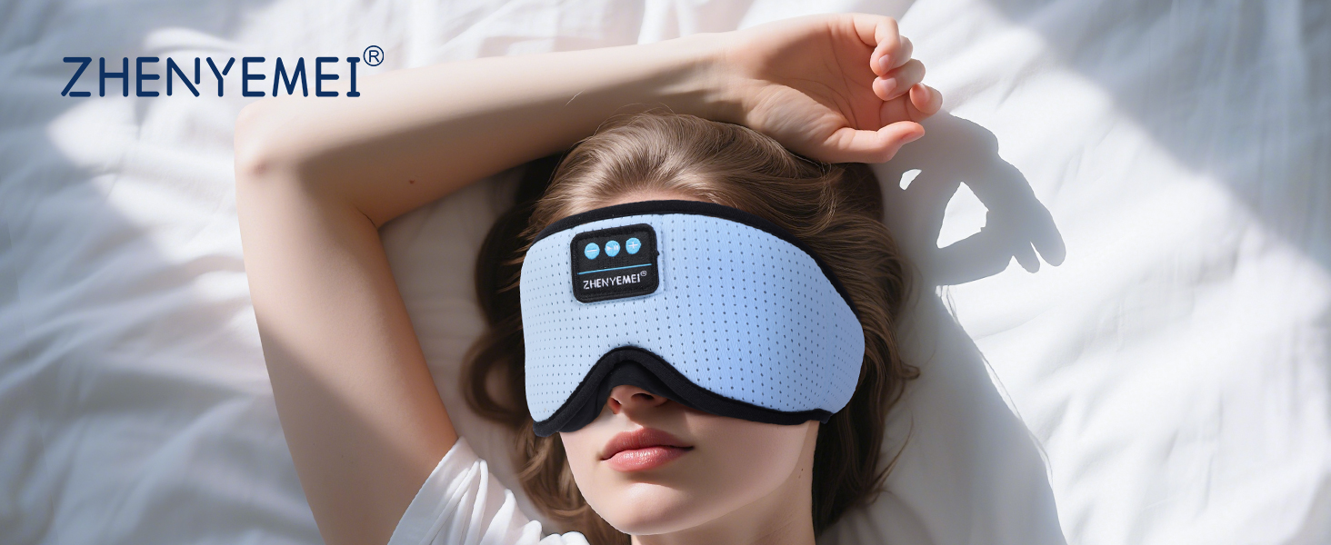 3D Sleep Mask with Bluetooth Headphones