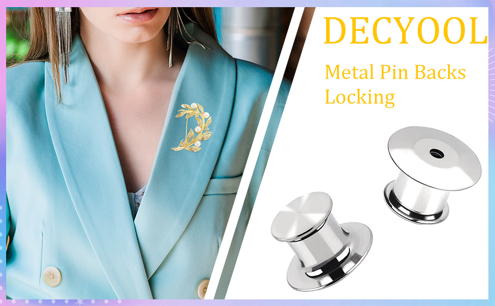 DECYOOL Metal Pin Backs