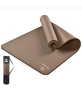 Yoga Mat Non Slip NBR Thick Yoga Mat, 72"L x 32"/24"W x 0.6"/0.4"TH (185cm x 80cm/61cm x 15mm/10m...