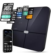 Greater Goods Smart Bathroom Scale with Advanced App Integration – 10 User Profiles, Ultra-Clear ...