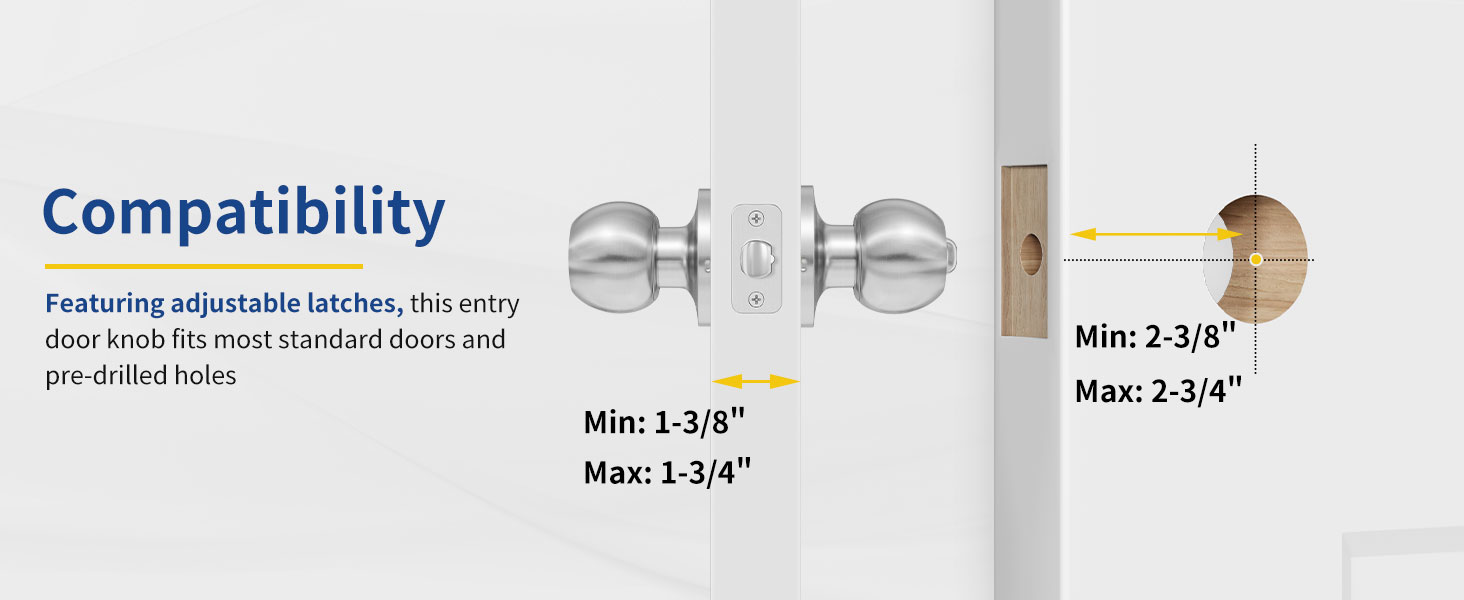 bedroom door knobs with lock