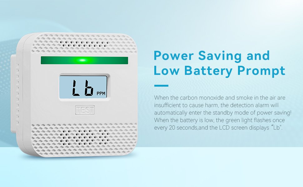 portable carbon monoxide detector for travel