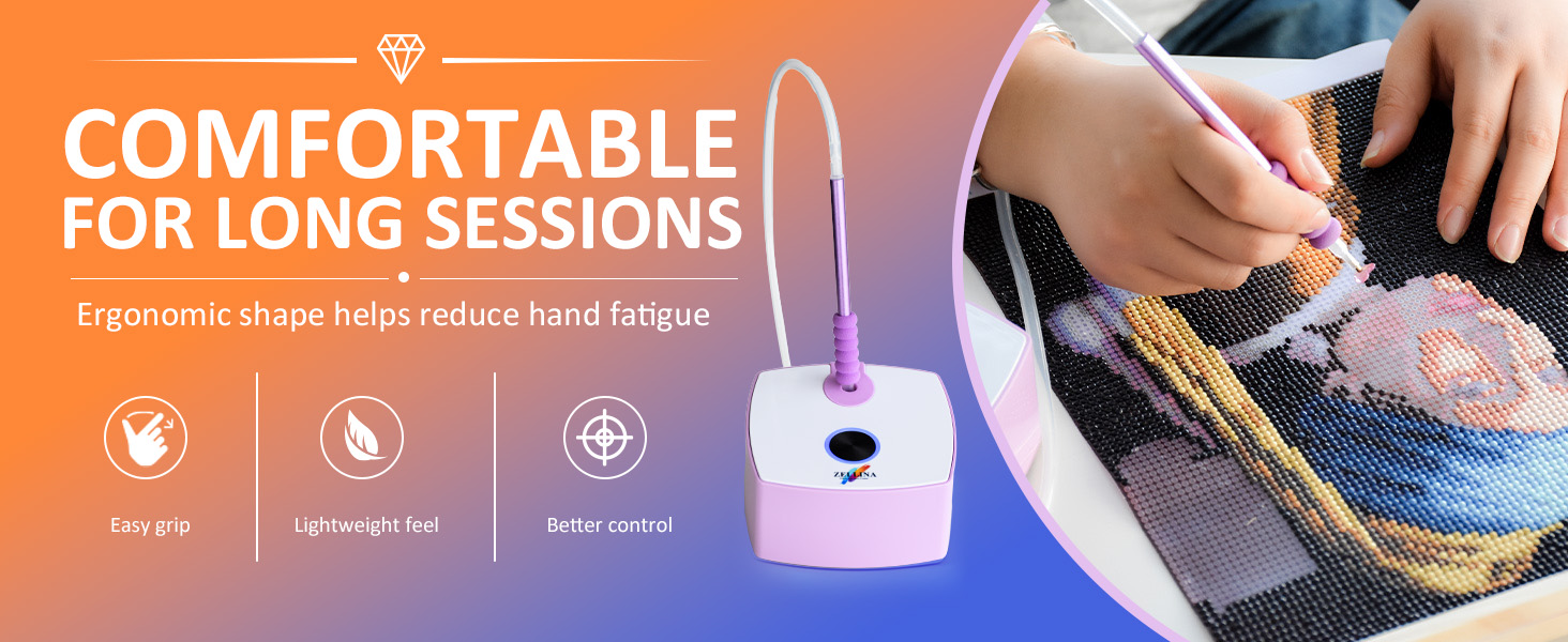 COMFORTABLEFOR LONG SESSIONS