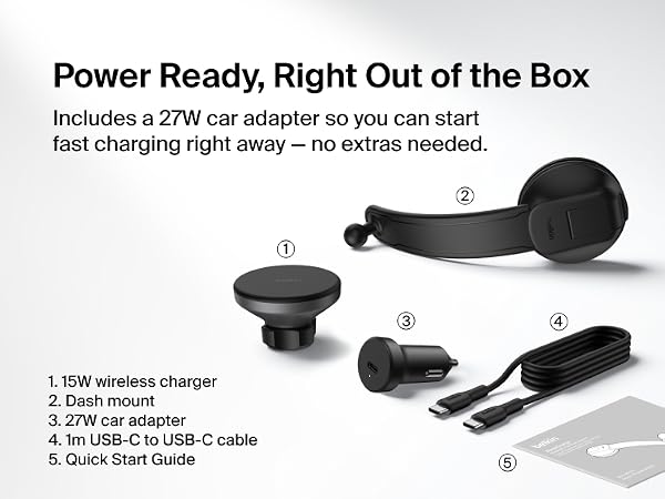 Wireless Car Dash Mount