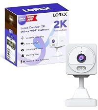 Lorex Connect (New App) | 2K Indoor Pan-Tilt Wi-Fi Home Security Camera