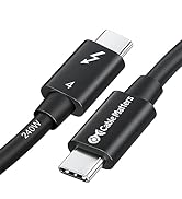 Cable Matters [Intel Certified] 40Gbps Thunderbolt 4 Cable 3.3ft with 8K Video and 240W Charging ...