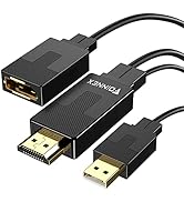 FOINNEX HDMI to DisplayPort Adapter, Not Bidirectional HDMI to Display Port, only from HDMI Outpu...