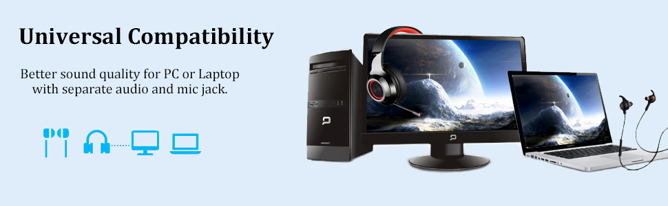 3.5mm Headset Splitter Cable