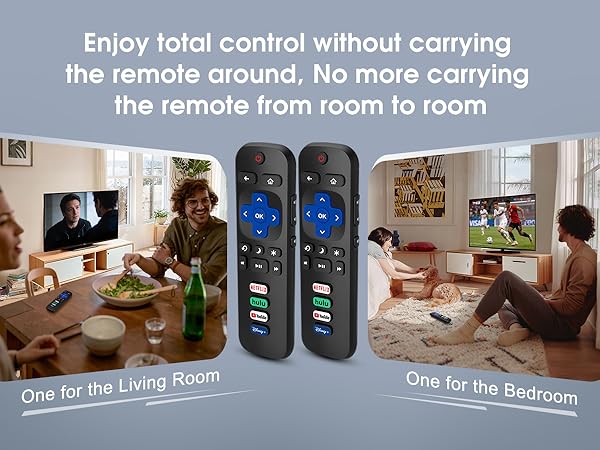 for roku remote, for roku remote replacement, for tcl roku tv remote, for roku tv remote
