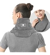 UNCN Neck Heating Pad for Neck Pain Relief and Shoulders Microwavable Wraps Heat Pack Moist Warme...