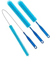 Sewer Cleaning Brushes Set of 3, Extended Cleaning Brushes for Dryer Lint Removal Brushes and Bat...
