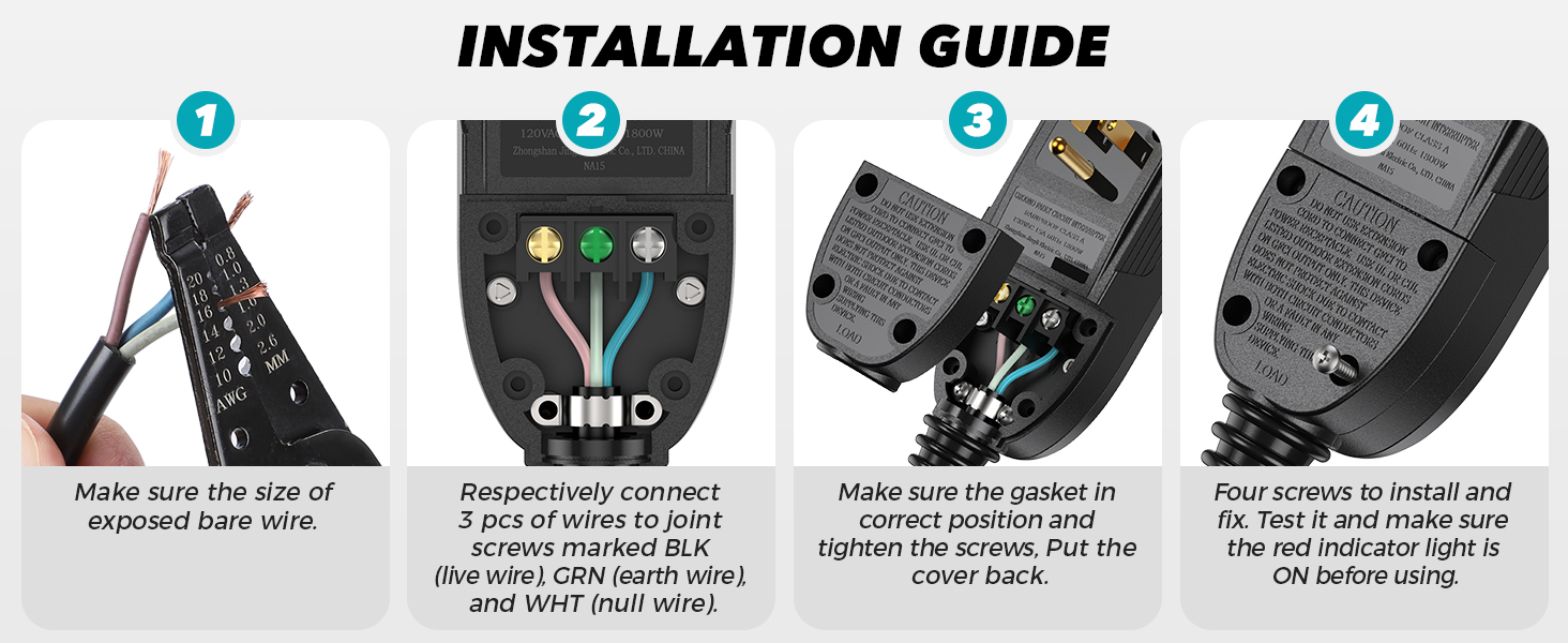 gfci replacement plug
