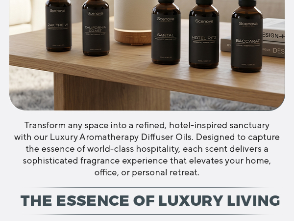 luxury hotel aromatherapy diffuser oil essential blend max concentration IFRA pet kid friendly