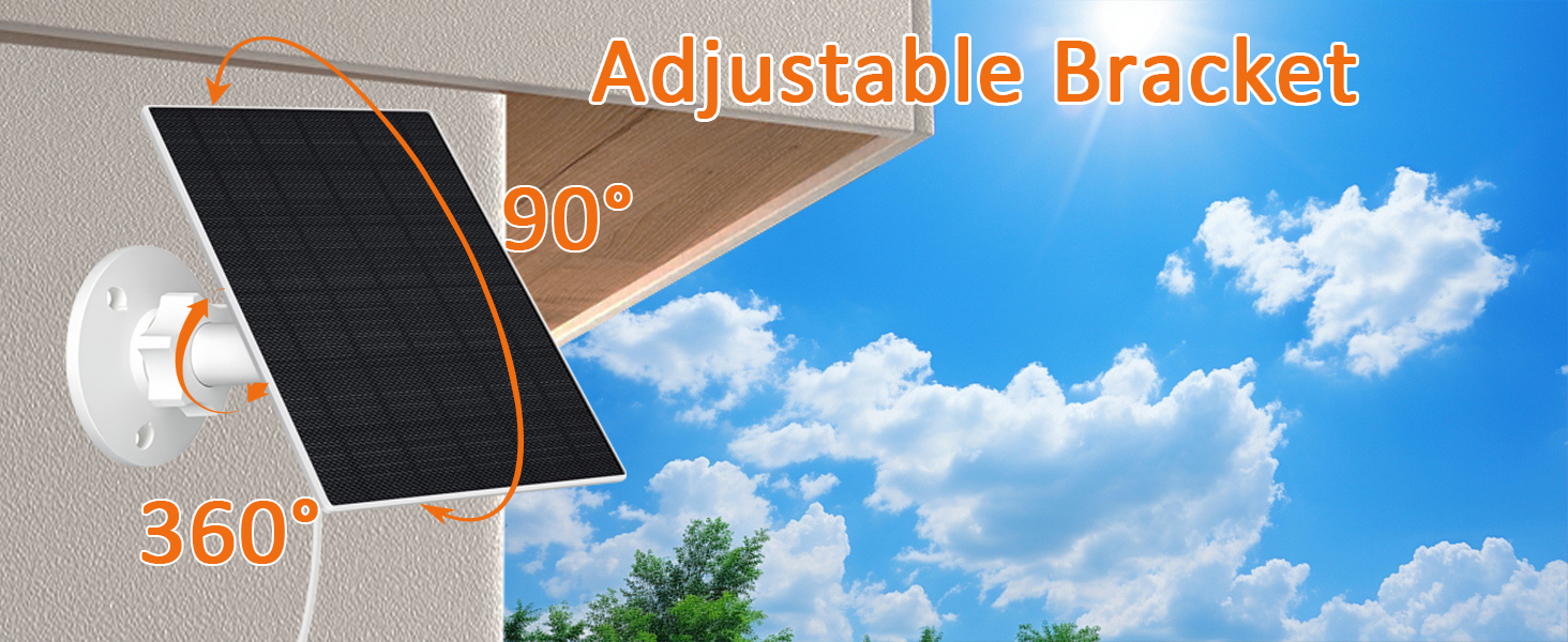 solar panel for charger camera
