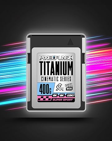 400GB PixelFlash CFexpress Titanium Cinematic Series CFexpress Memory Cards PixelFlash