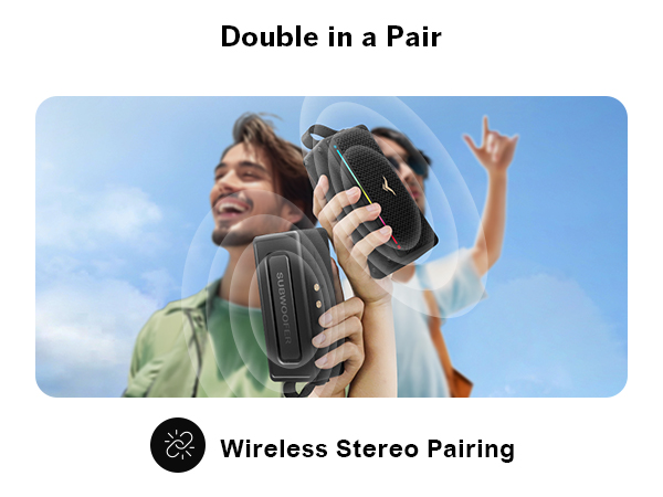 bluetooth speakers with true wireless stereo pairing