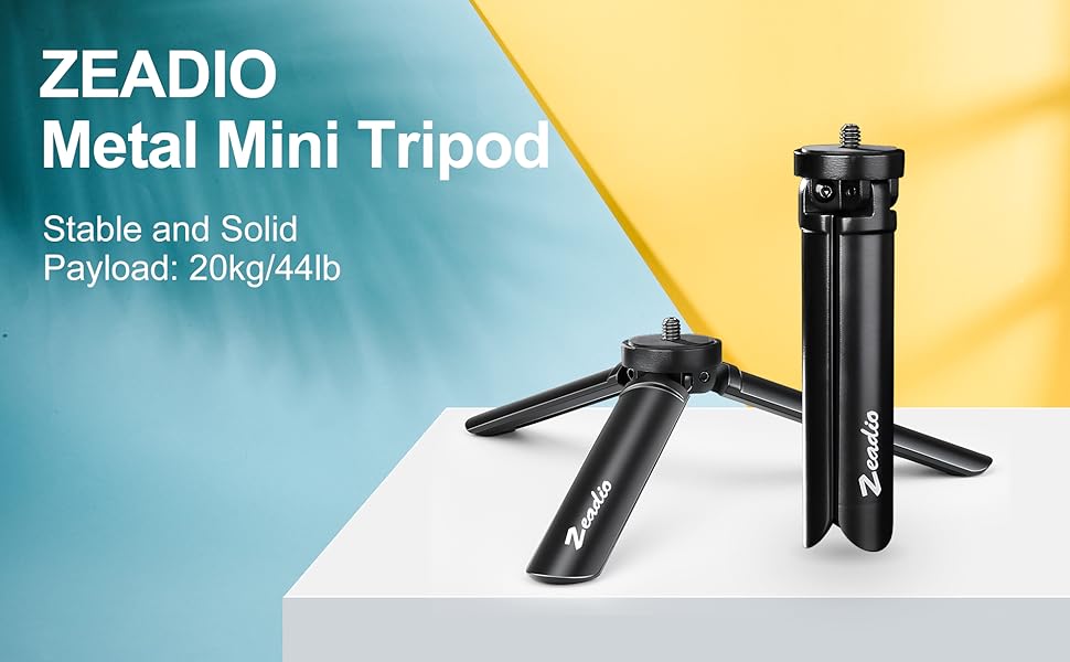 Zeadio Metal Mini Tripod