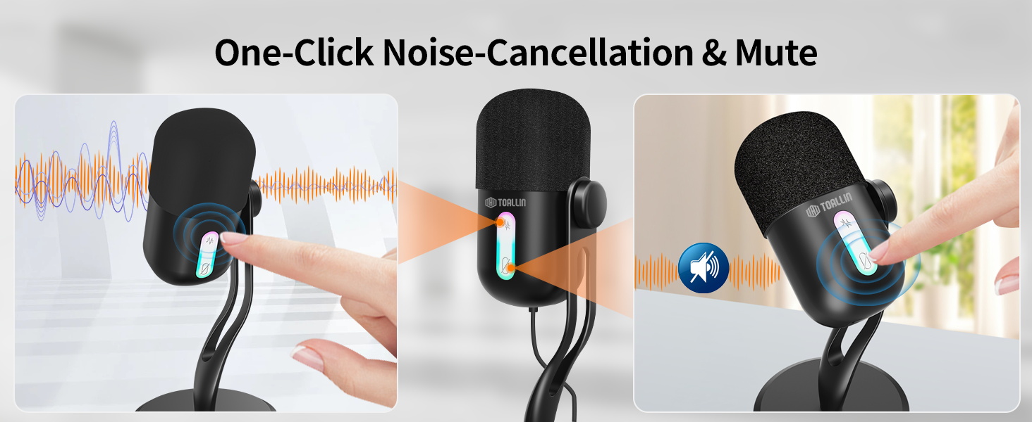 Noise canceling mic