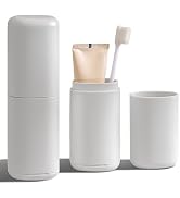 Compact Toothbrush Travel Case,Portable Travel Toothbrush Holder,Tooth Brush and Toothpaste Cover...