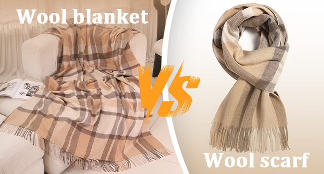 wool plaid scarf