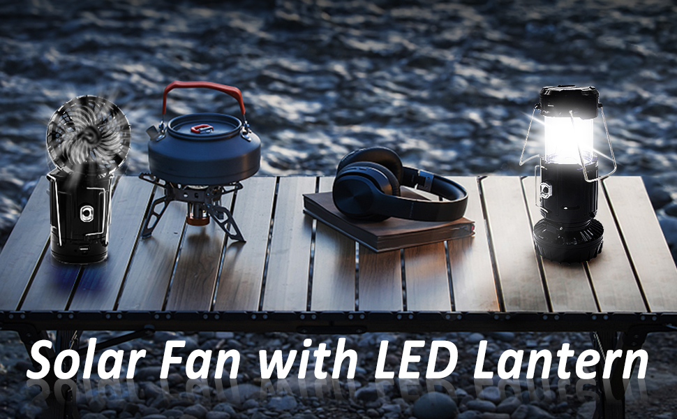 Solar Camping Fan