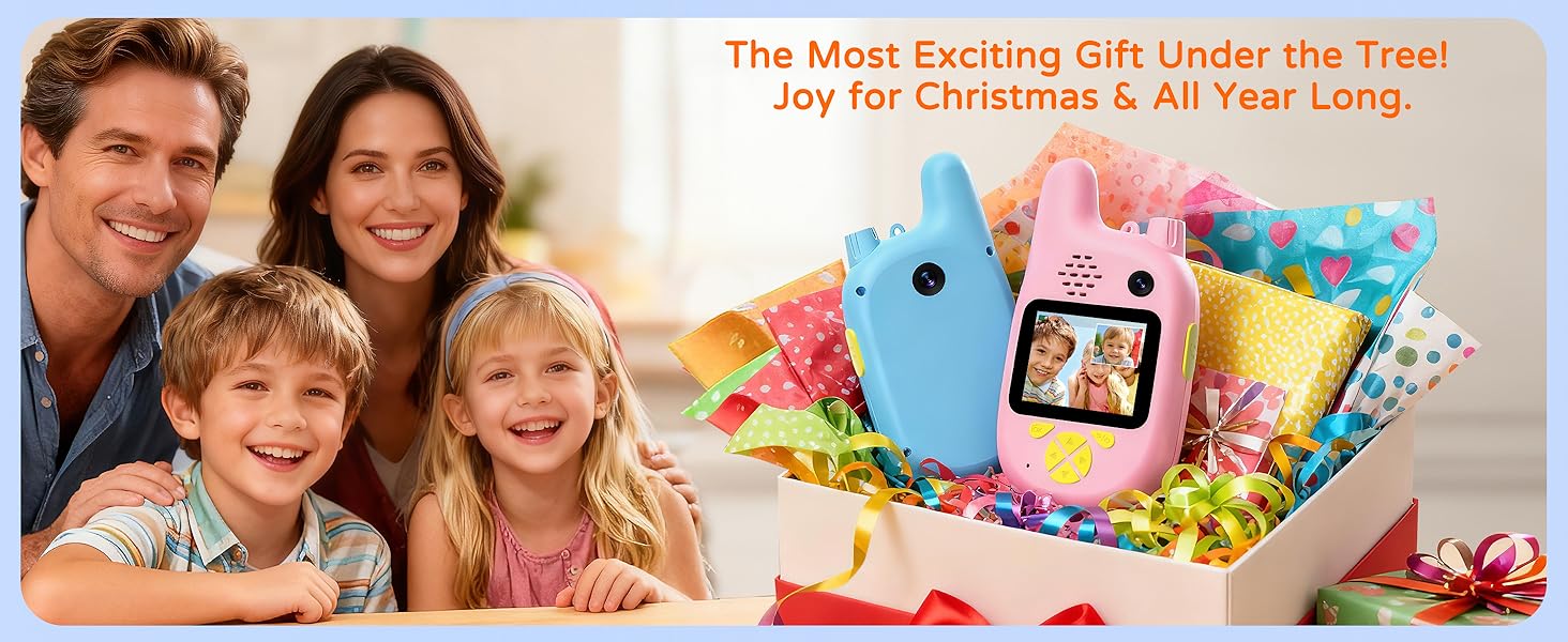video walkie talkies for kids with dual cameras