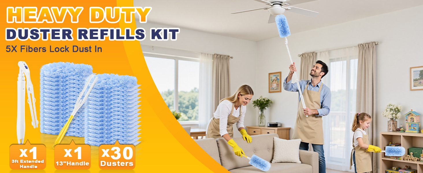 Duster Refill for Swiffer Duster, 360 Dusters Heavy Duty Refills
