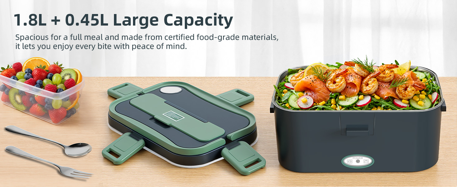 1.8L + 0.45L Large Capacity