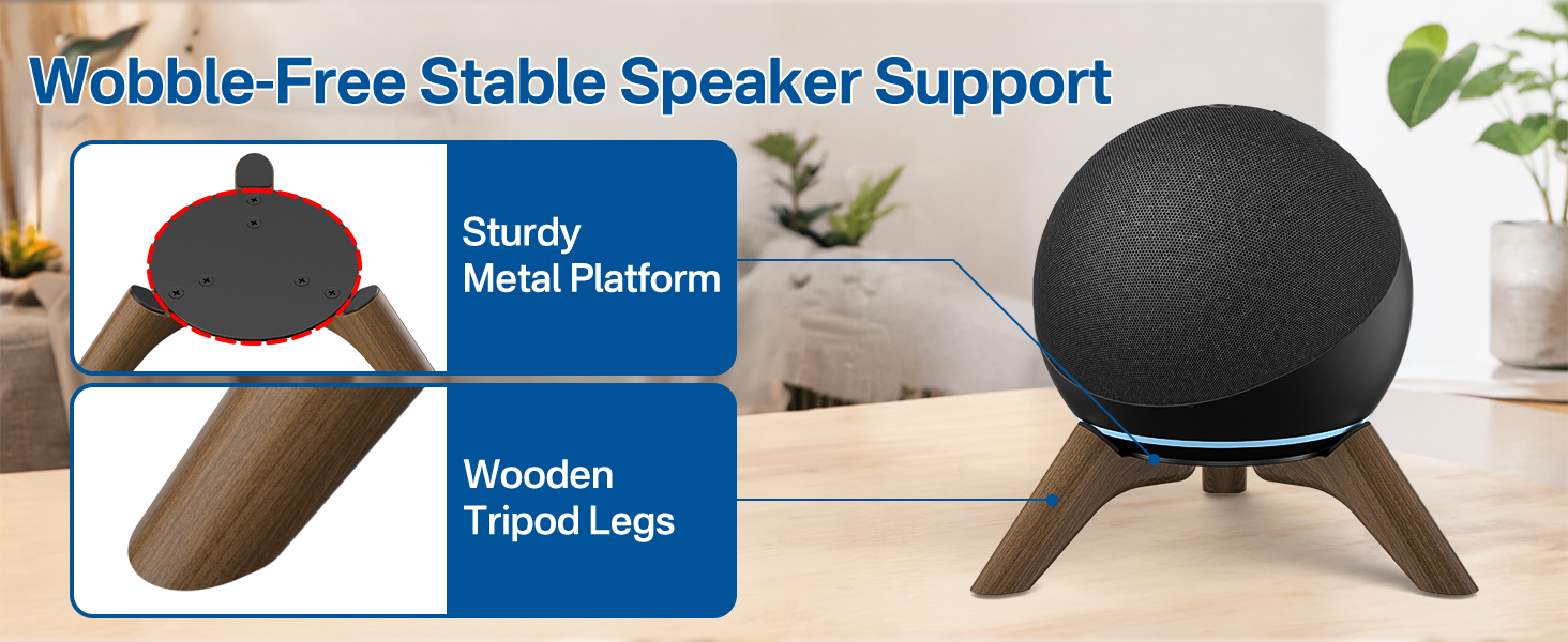 Wobble-Free Stable Speaker Support