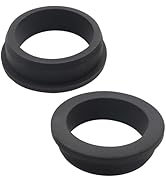 BOPOREAE 2 Pcs 2" Drill Hole, 1-9/16" ID Silicone Rubber Grommets for Wiring, Large Top Hat Gromm...