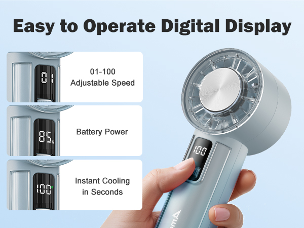 rechargeable fan handheld
