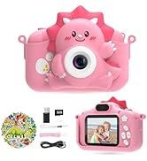 Kids Camera for Girls and Boys, HiMont Digital Camera for Kids with 32GB TF Card, 1080P Toddler C...