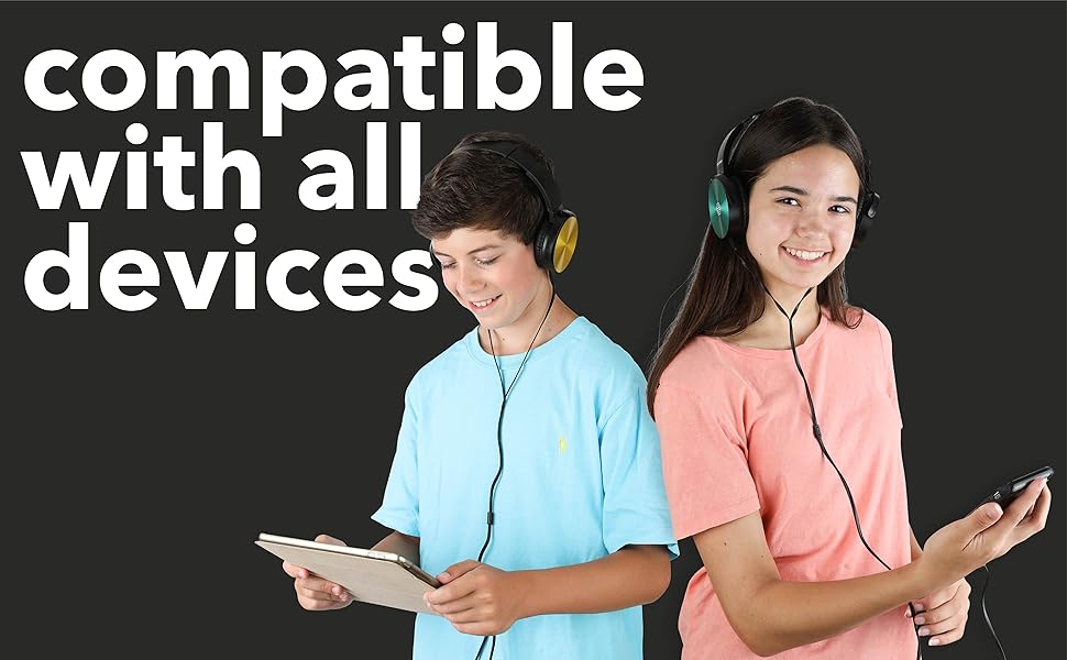 Kids Headphones for phones tablets computers 
