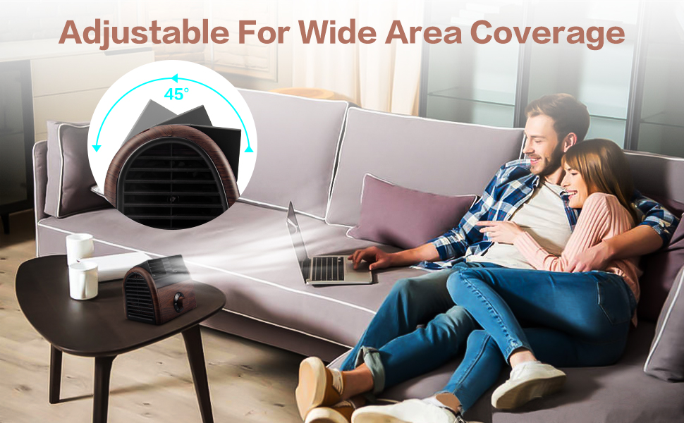 adjustable for wide area coverage